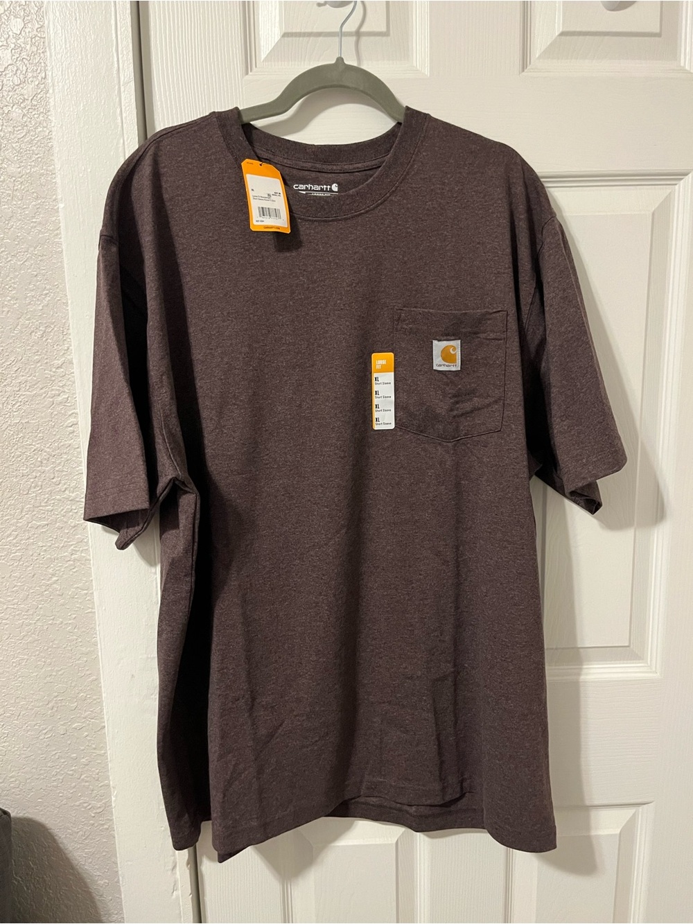 Carhartt Short-Sleeve Pocket Tee in Brown